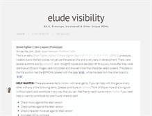 Tablet Screenshot of eludevisibility.org